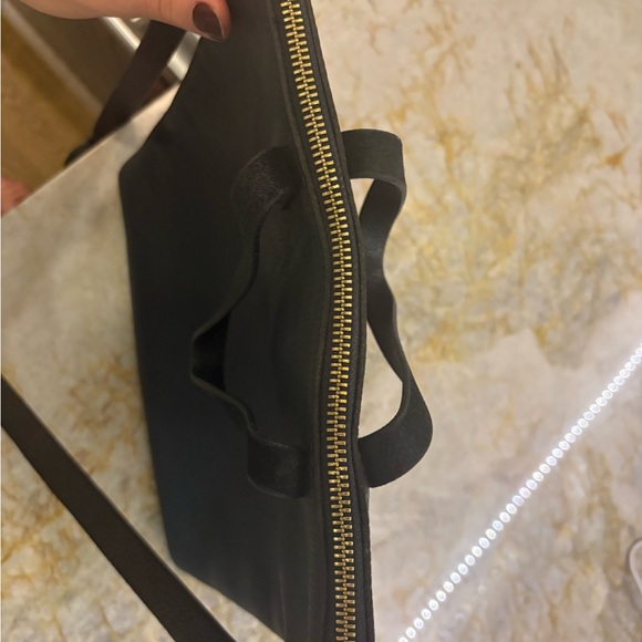 Madewell Black Leather Tote Bag - Picture 4 of 6